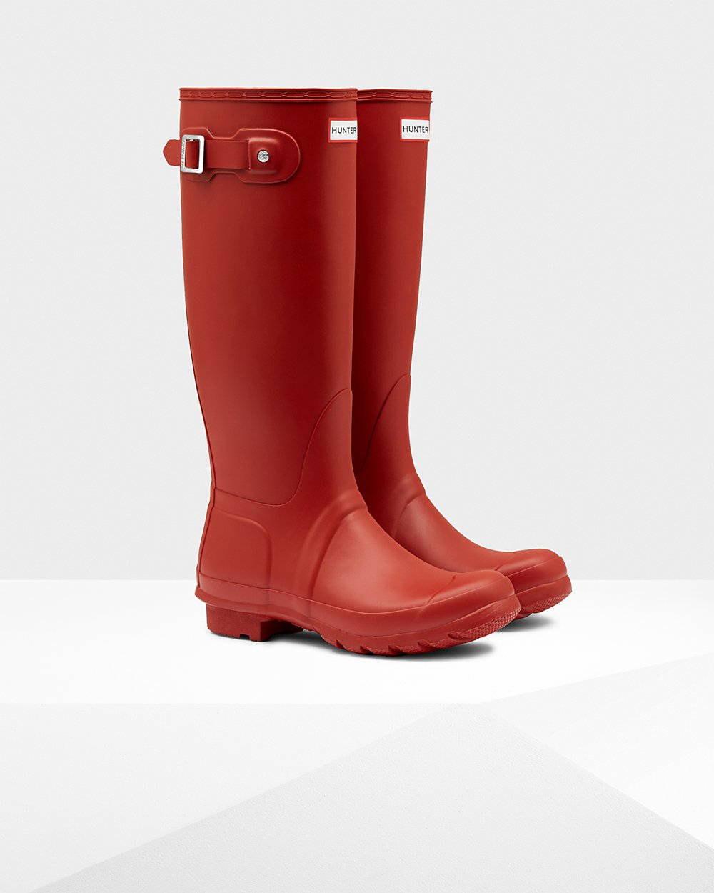 Hunter Mujer Original - Botas de Lluvia Rojas - 192-QLTIRS